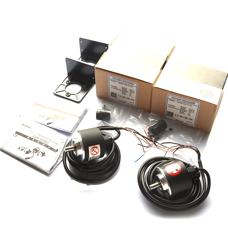E50S8-500-3-N-24 오토닉스 로터리 엔코더 샤프트 외경 8mm 축 케이블 리드 연결 새 원본