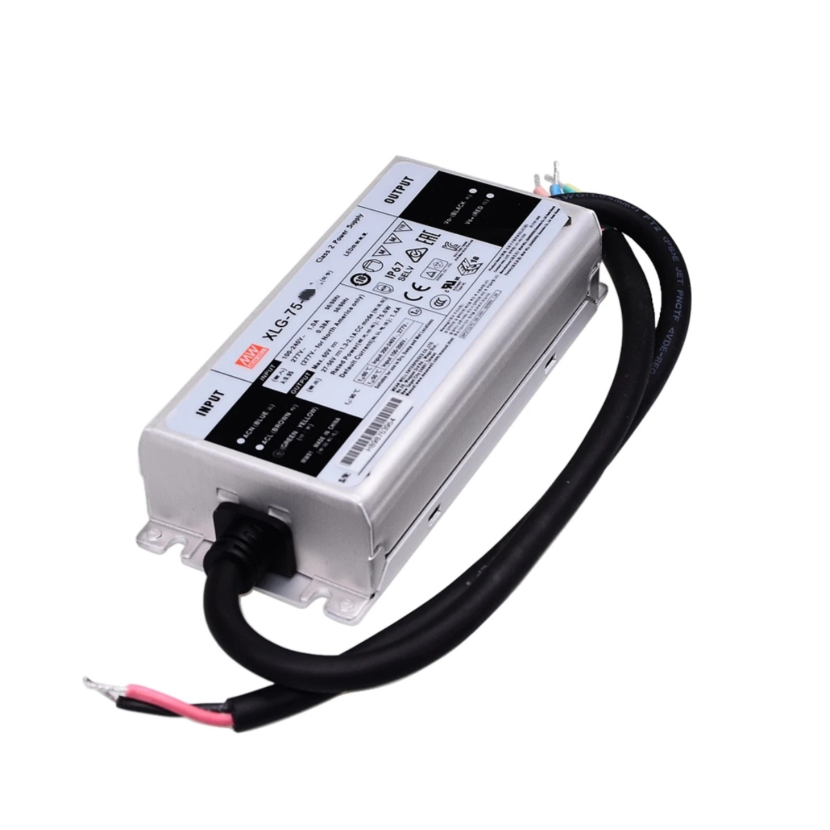 MEAN WELL XLG 시리즈 LED 드라이버 12V 24V AC-DC 75/100/150/200/240/300W 디밍 스위칭 전원공급장치