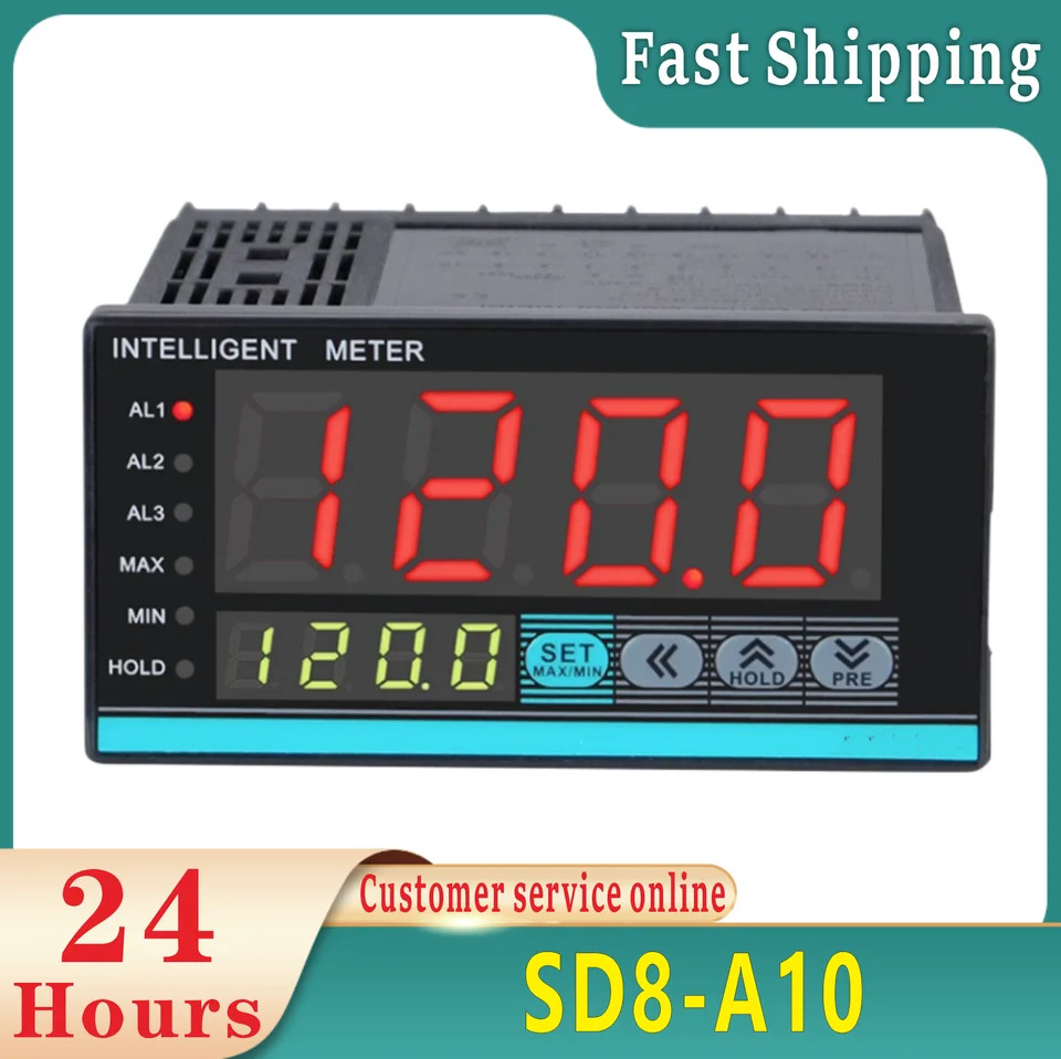 sensor meter SD8-A10 SD8-RC10B digital tachometer pressure frequency inverter