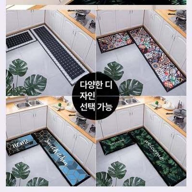 북유럽 규조토발매트 양면 발판 발닦개 논슬립 싱크 바닥 푹신한 발수건 소프트 - 상세 이미지 5