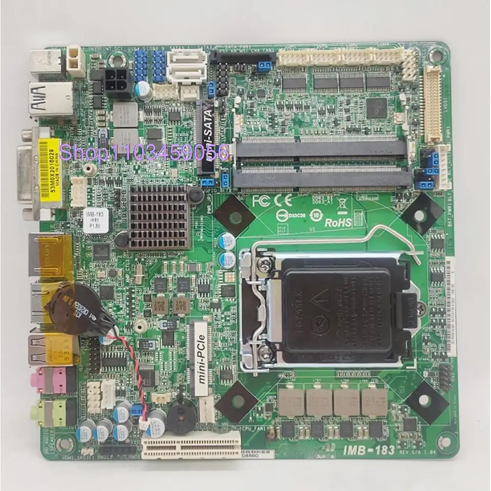 데스크탑 마더보드 ASRock호환 MINI ITX 17x17cm 1150 H81 IMB-183