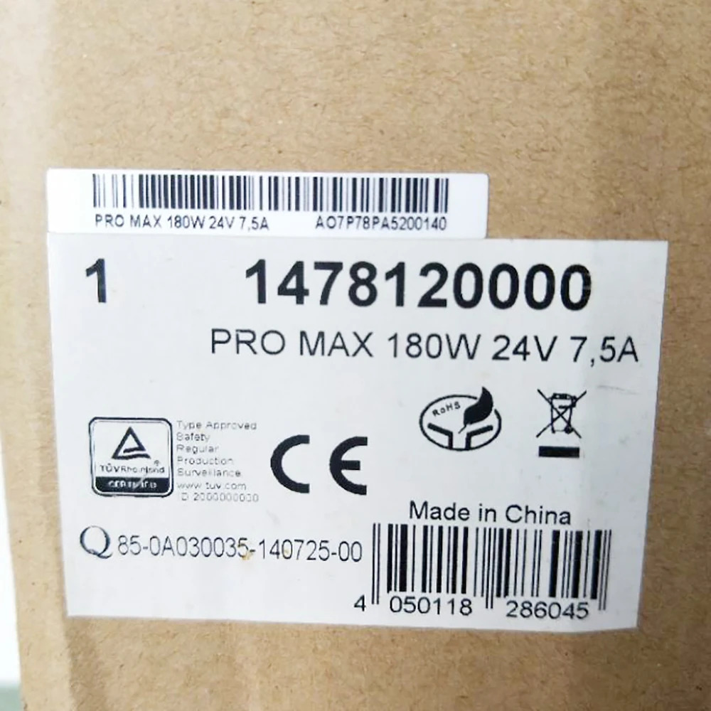 프로 맥스 180W 24V 7.5A 1478120000 Weidmuller스위칭 전원공급장치