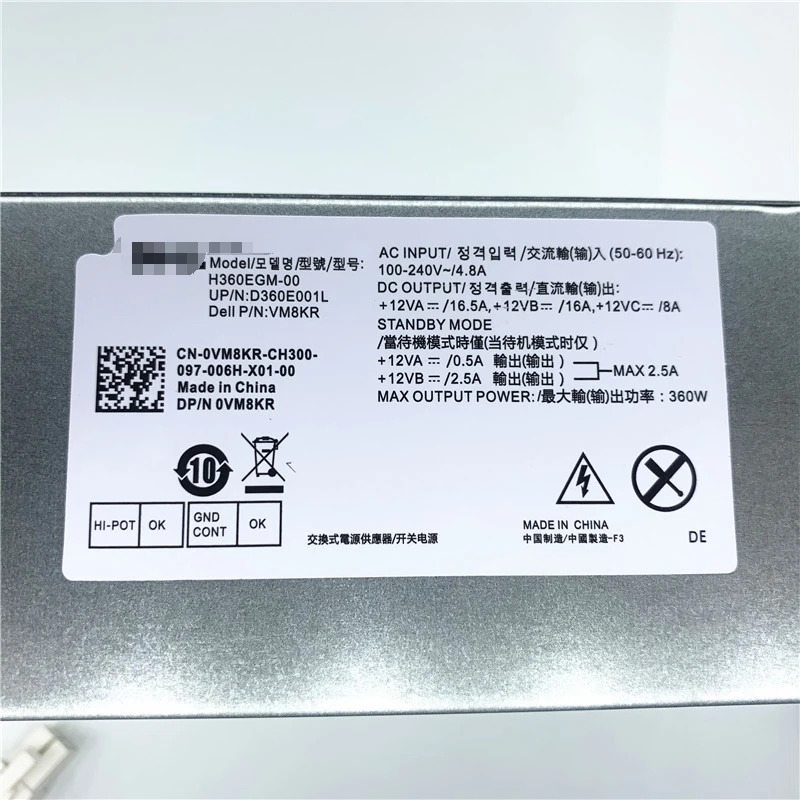데스크탑 PCH360EGM호환-00 L360EGM호환-00 DELL Vostro 3060 3250 3470 3665 3669 3670 5050 7050