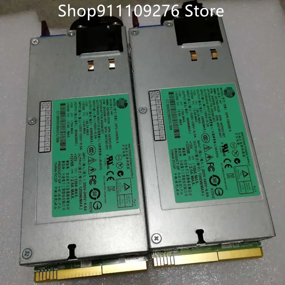 hp호환 DL580 Gen8 G8 PSU 전원공급장치 HSTNS-PL30 660185-001 643956-201 DPS-1200SB A HSTNS-PD30 643956-101 1