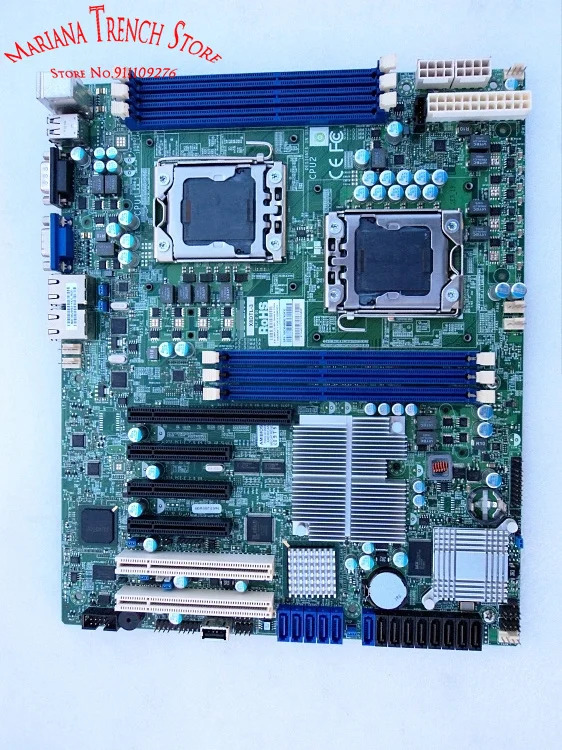 슈퍼마이크로 마더보드X8DTL-3 Xeon 프로세서 5600/5500 시리즈 DDR3 SATA2 PCI-E 2.0 통합 Matrox G200eW 그래픽