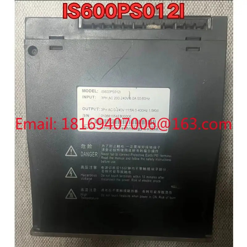 리퍼 IS600PS012I 서보 드라이버는 리퍼되지 않았으며 또는 불량인지 알 수 없습니다.
