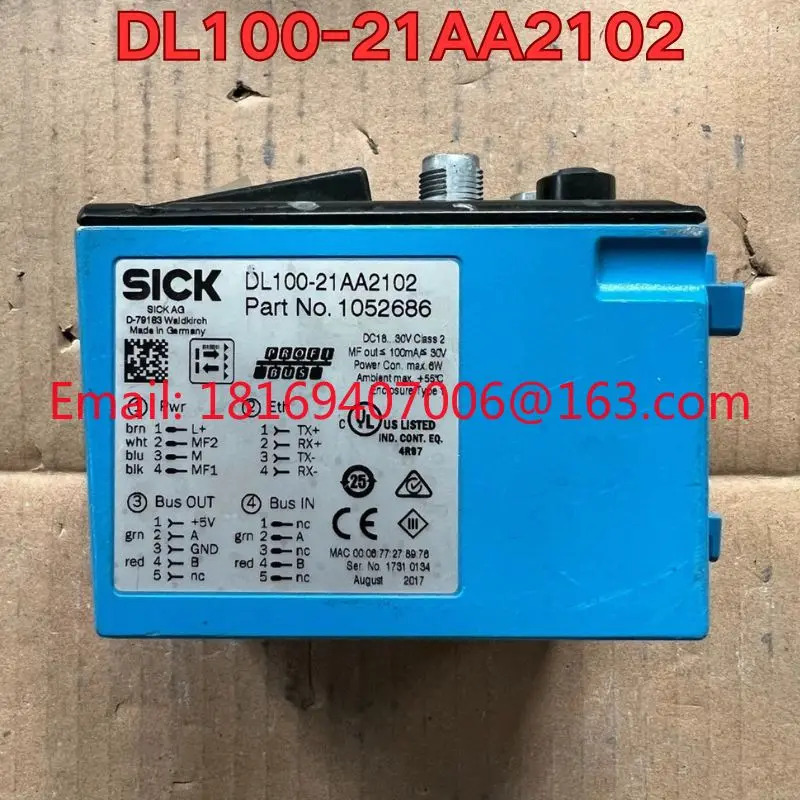 리퍼 DL100-21AA2102 레이저 거리 측정기 센서 기능 리퍼는 정상
