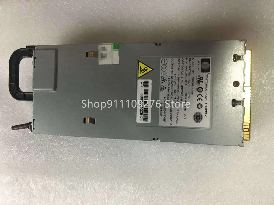 hp호환 DL380 G6 G7 PSU DC 전원공급장치 SP668 HSTNS-PC01 444049-001 451816-001 437573-B21 1225W