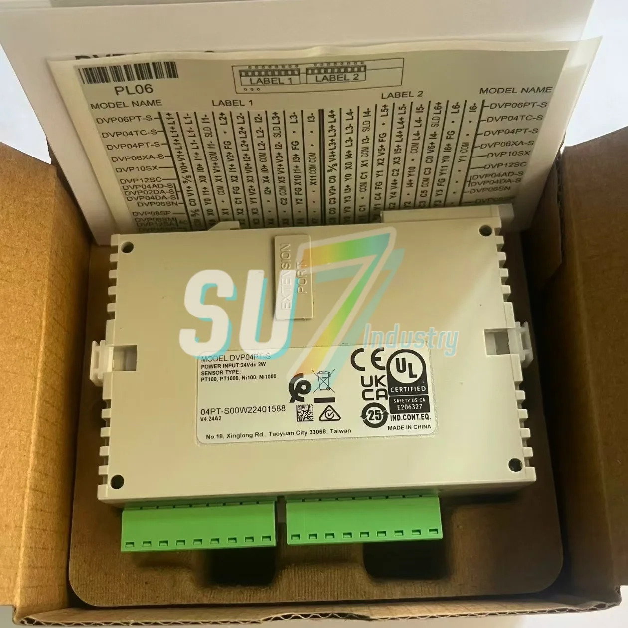 새 PLC 모듈 DVP04PT-S DVP04TC-E2 DVP04TC-H2