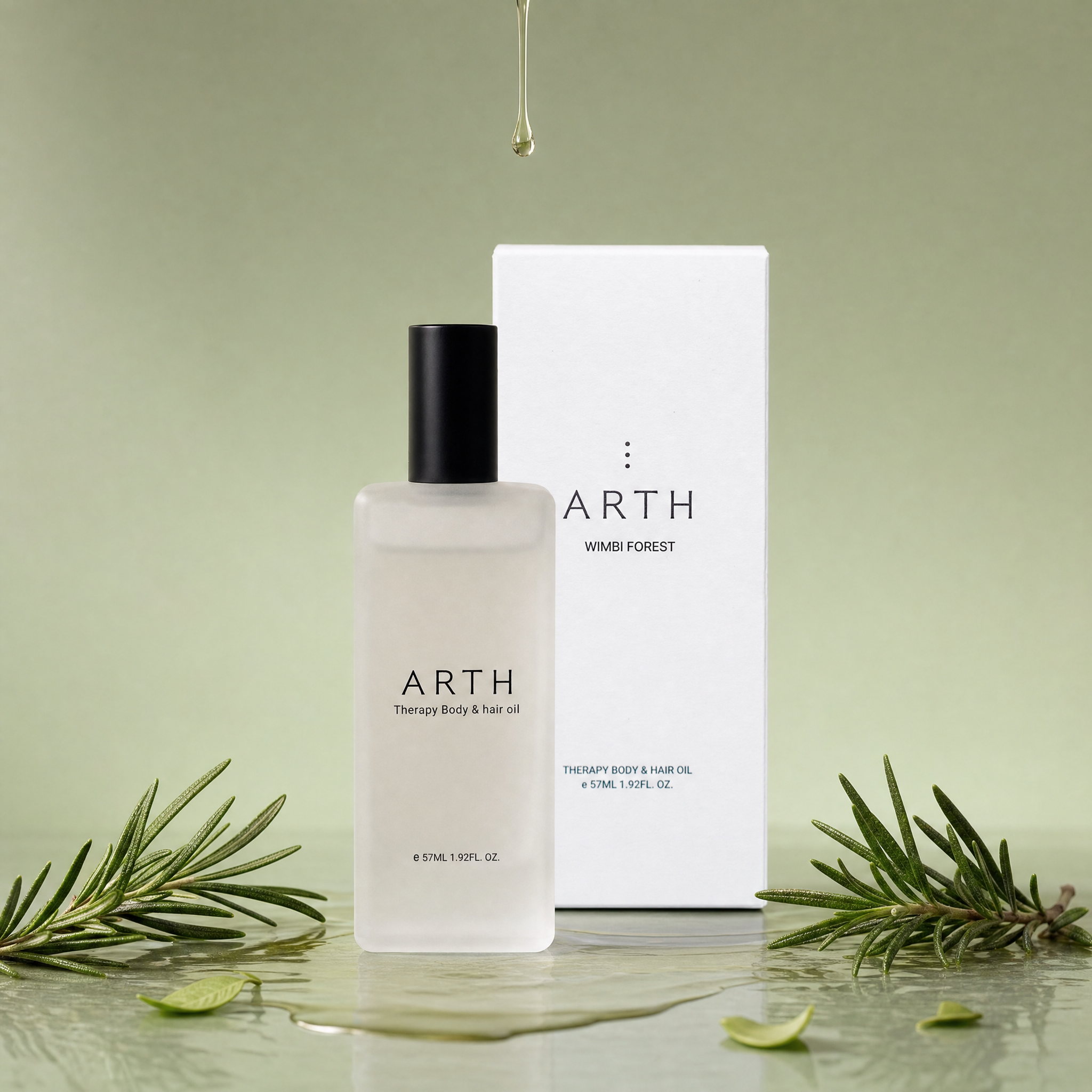 어스 테라피 바디&헤어 오일 윔비포레스트, 57ml, 1개 - 상품 이미지