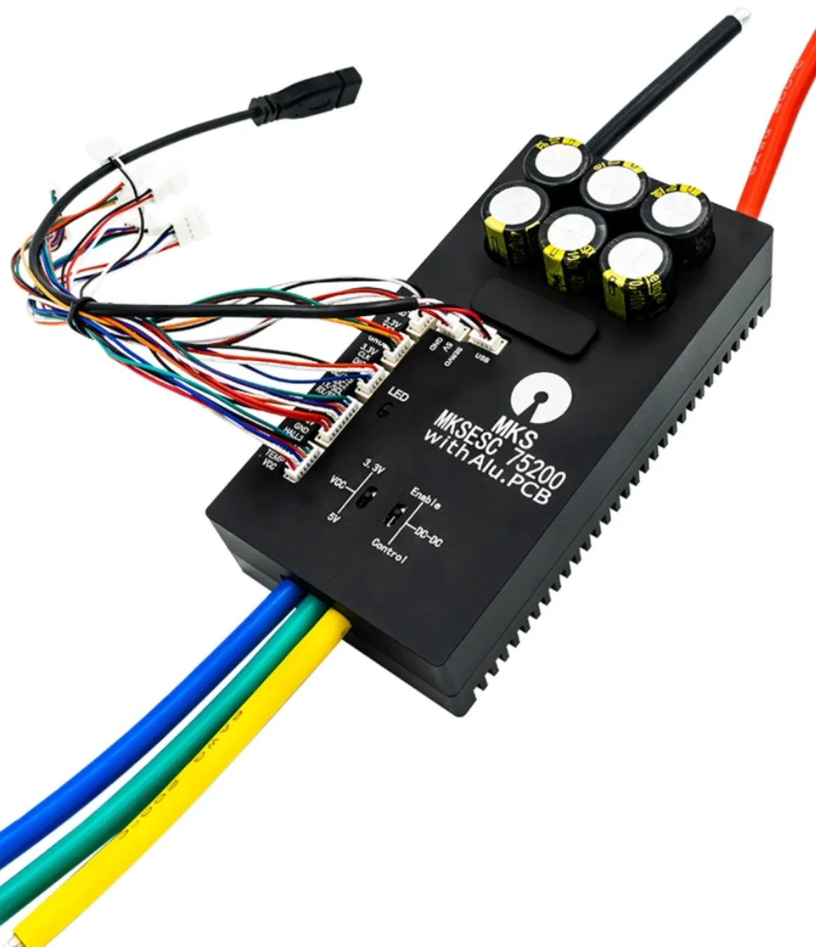 VESC75V200A V2 Benjn 전기 조정 가능항에어 모델 FOC 브러시리스 모터 VESC 75