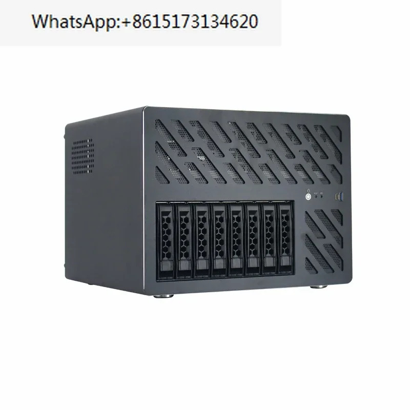 Fanlong nas8 서버 절반 높이 PCIE 카드 슬롯 마더보드 전원공급장치 스왑 섀시