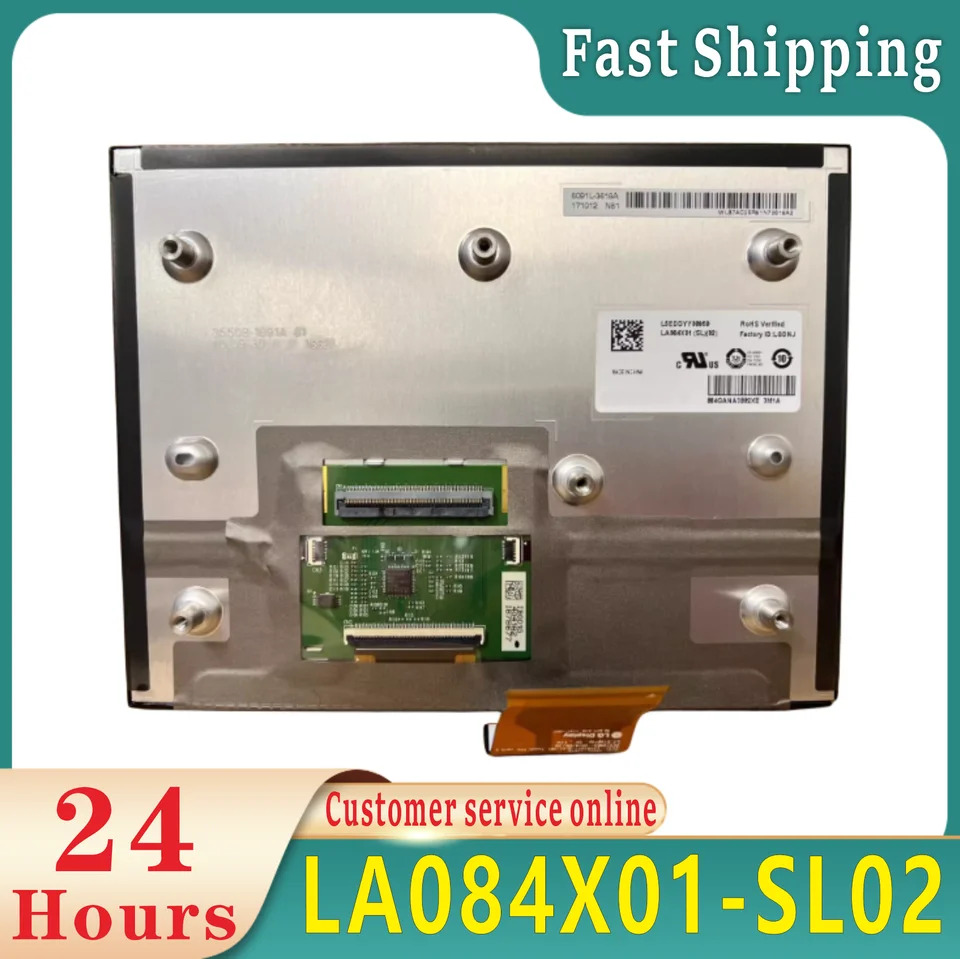 New17-22 교체터치 스크린 패널 Uconnect 4C UAQ LCD 디스플레이 LA084X01-SL01 LA084X01-SL02 라디오 내비게이션 모니터 8.4 인치