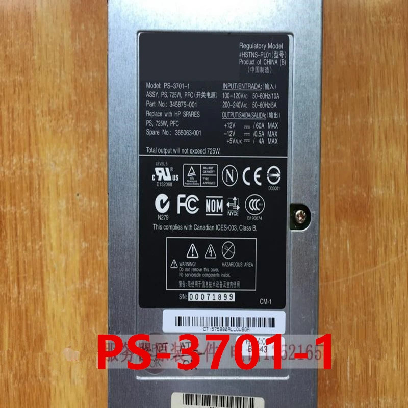 -ML350G4 PSU 725W 전원공급장치 PS-3701-1 345875-001 365063-001 키트