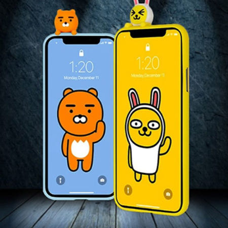 LG G7 ThinQ 핸드폰케이스 아트젤리케이스-라이언레드