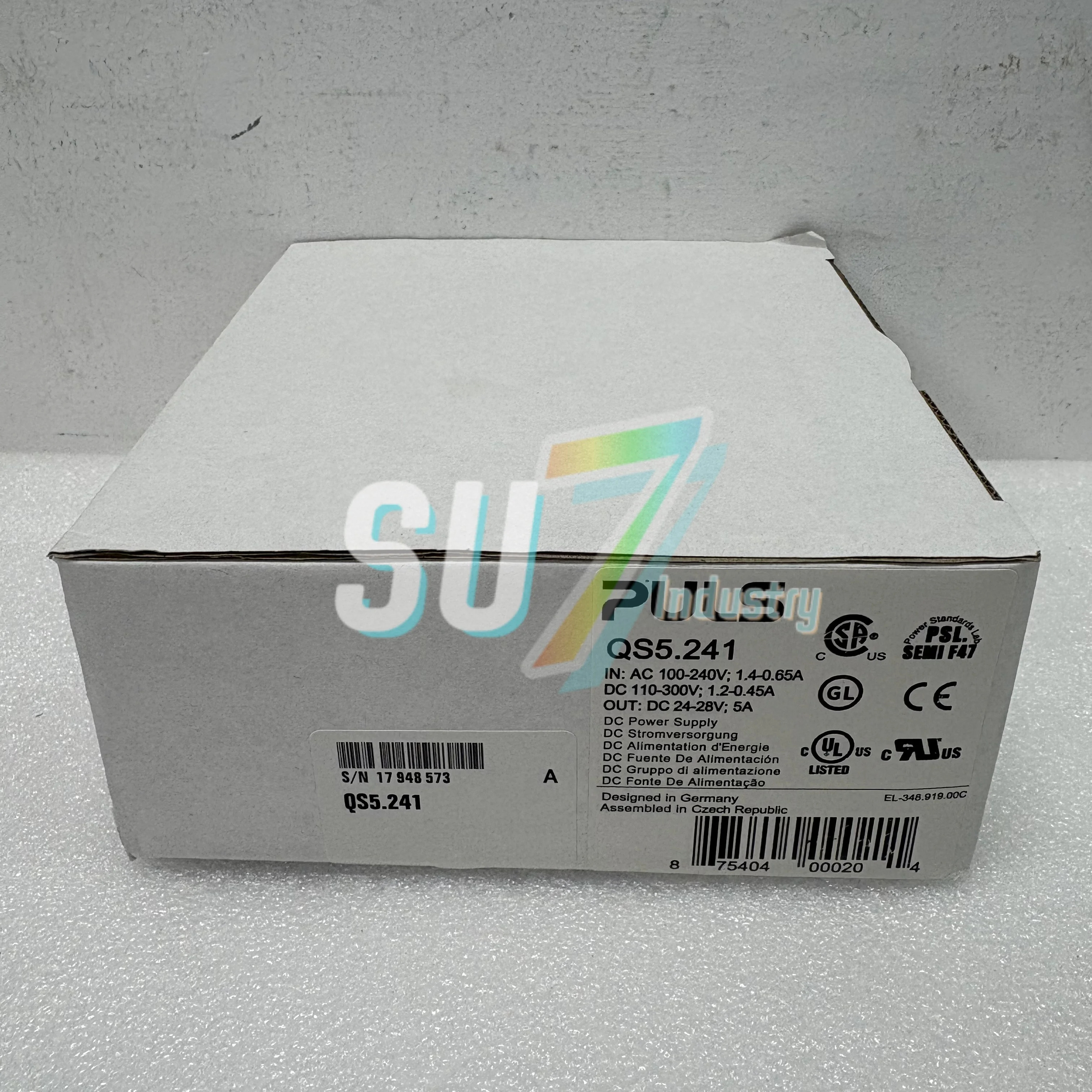 오리지널 QS5.241 스위칭 전원공급장치