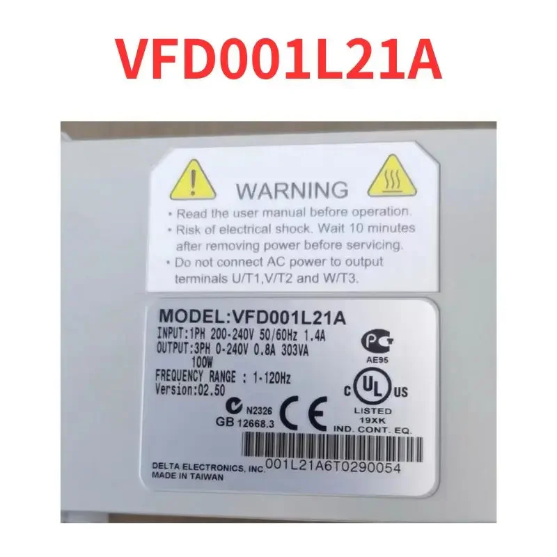리퍼 VFD001L21A 인버터 OK