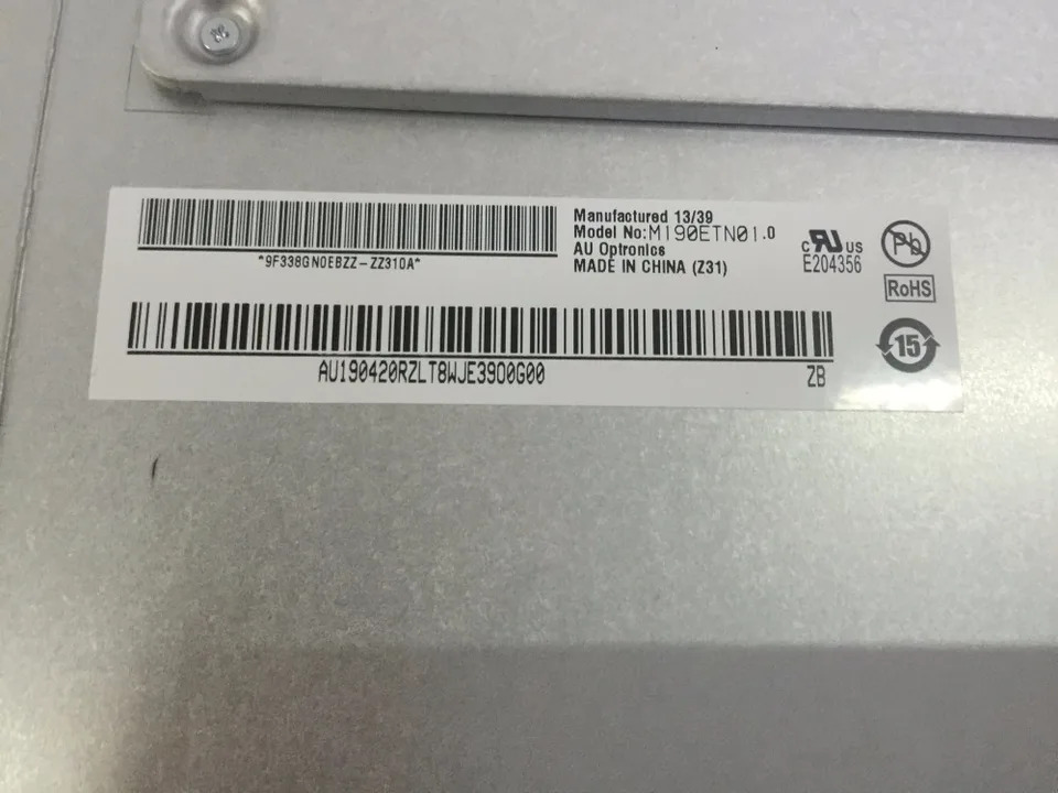 LCD 디스플레이 화면 M190ET01.0