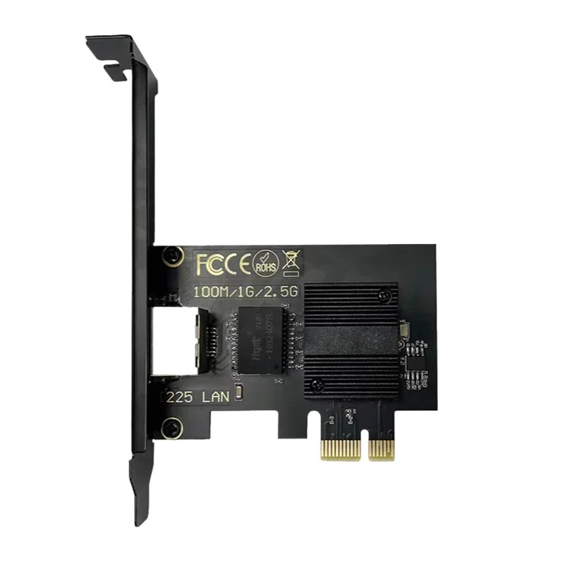 intel호환 I226-V 네트워크 인터페이스 카드 2.5G E-10 기가비트 유선 2500M 데스크탑 Pcie 소켓