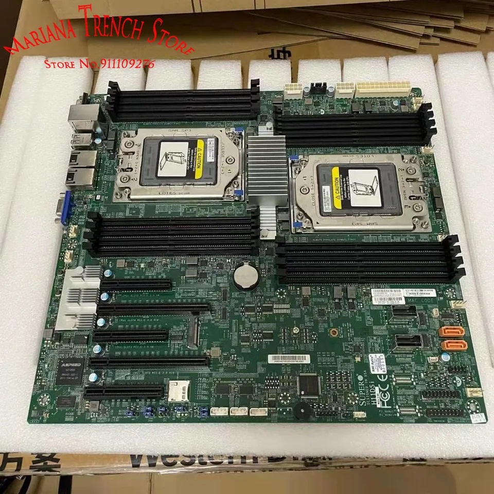 슈퍼마이크로 산업패키지 A 마더보드H11DSi 듀얼 EPYC 7001/7002 시리즈 프로세서 ECC DDR4
