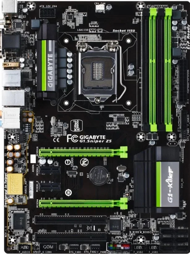 Gigabyte호환G1.Sniper Z5 B5 H6 메보드 B85 H97 Z87 지원 LGA1150 대 I74790K