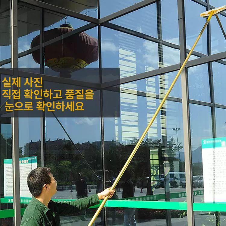 유리창 폴대 와이퍼 접이식 막대 브러시 닦기 청소 스퀴지 스크래퍼 긴 세척 외창 - 상세 이미지 2