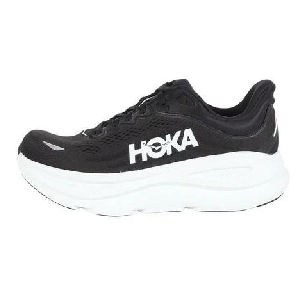 호카 본디9 와이드 남성 런닝화 발볼넓은 운동화 블랙 화이트 1162013-BWHT - 상세 이미지 4