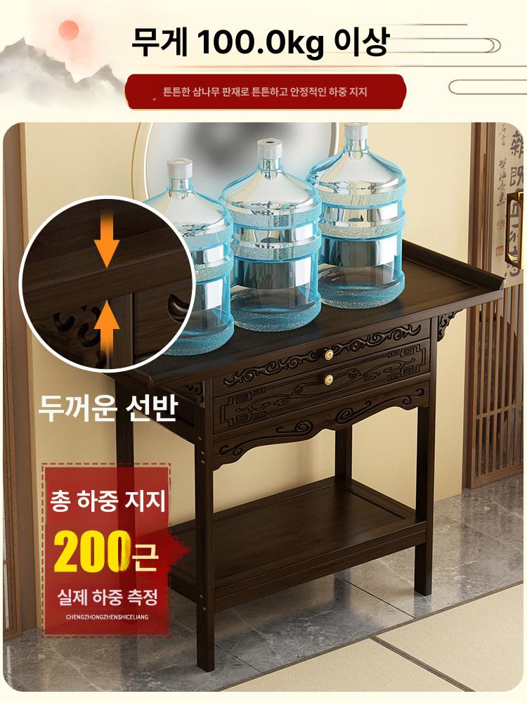 법당 공양대 가정용 부처님 불교테이블 불당 종교용품 탁상 불교용품 불전함 예배 - 상세 이미지 4