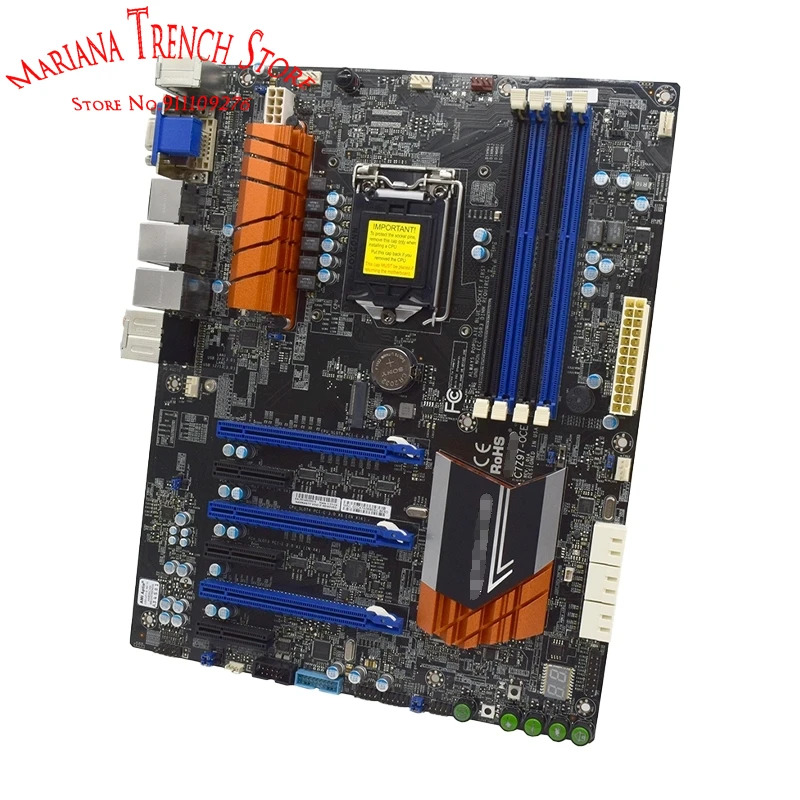 Supermicro 데스크탑 마더보드C7Z97-OCE LGA1150 4 세대 i3 i5 i7 시리즈 DDR4 PCI-E 3.0 SATA3