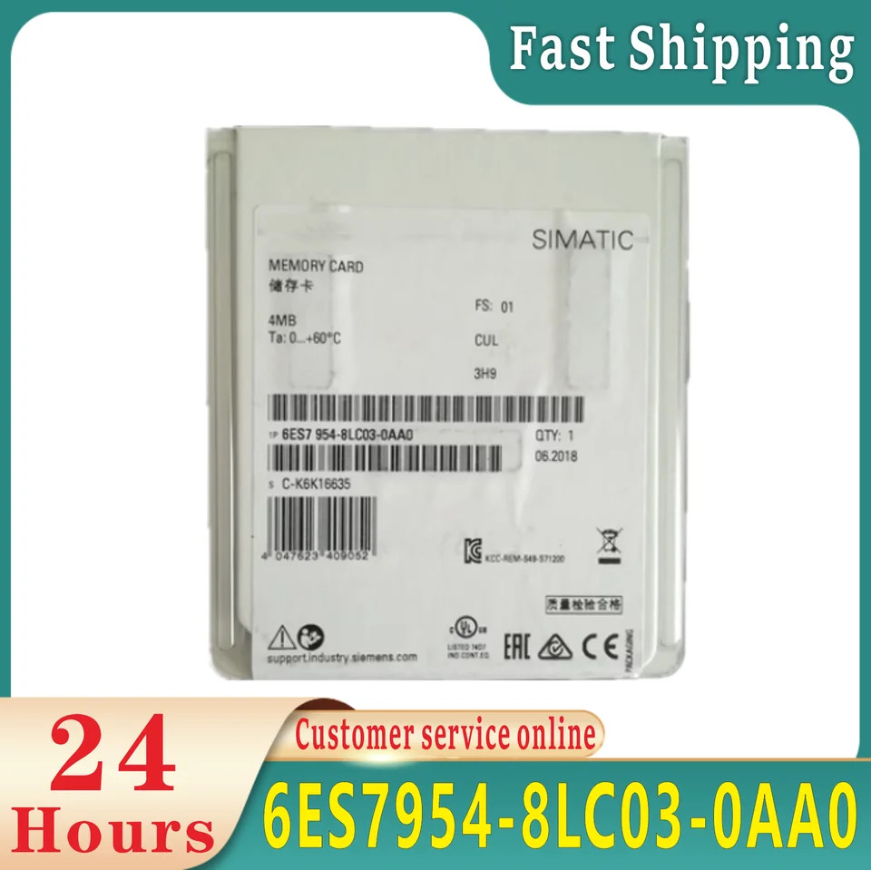 오리지널 6ES7954-8LC03-0AA0 4MB 6ES7954-8LE03-0AA0 12MB