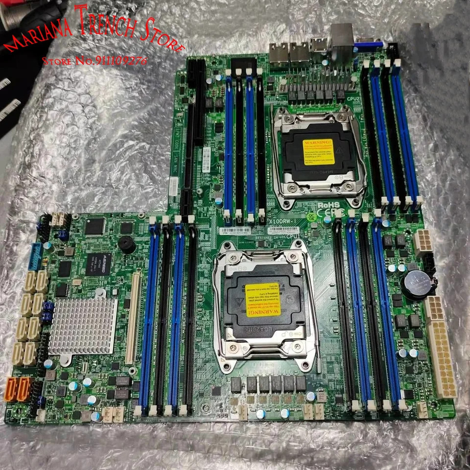 슈퍼마이크로 마더보드X10DRW-i LGA2011 E5-2600 v4 v3 군DDR4 i350 듀얼 포트 GbE LAN SATA3 6Gbps