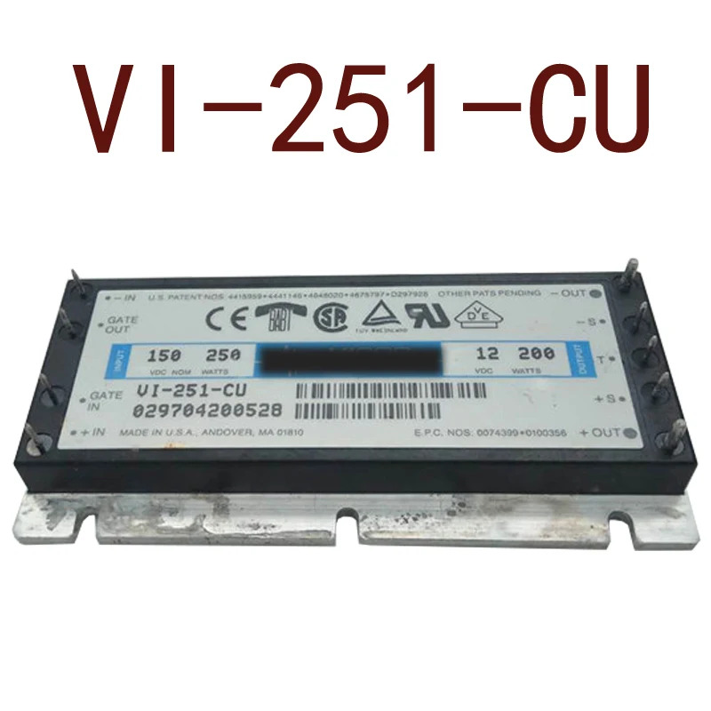 오리지널 VI-251-CU VI-251-EU DCinput150V-output12V200W16.6A 현장