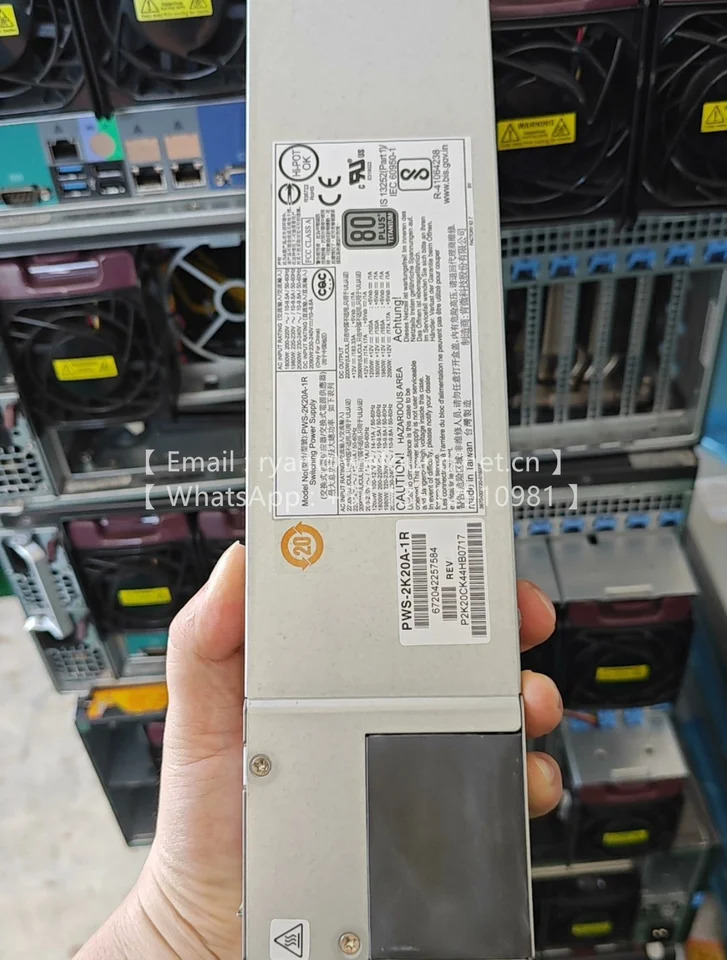 Supermicro 예비 전원공급장치PWS-721P-1R PWS-1K66P-1R PWS-2K20A-1R 720W 1600W 2200W 1U