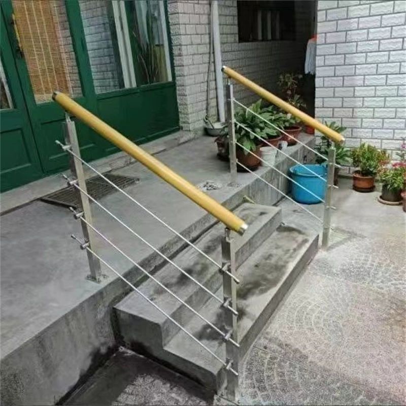 핸드레일 안전난간대 지지대 경사로 계단 기둥 실외 장애인 추락방지 미끄럼방지 - 상세 이미지 4