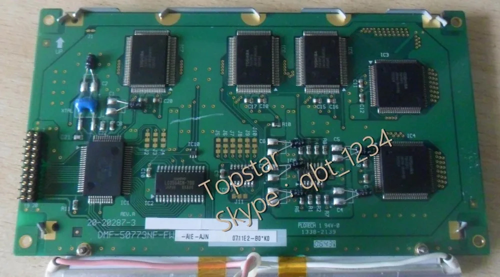 CDC-88 LCD 스크린 디스플레이 패널 5.0 인치 TLX-1741-C3B TLX-1741-C