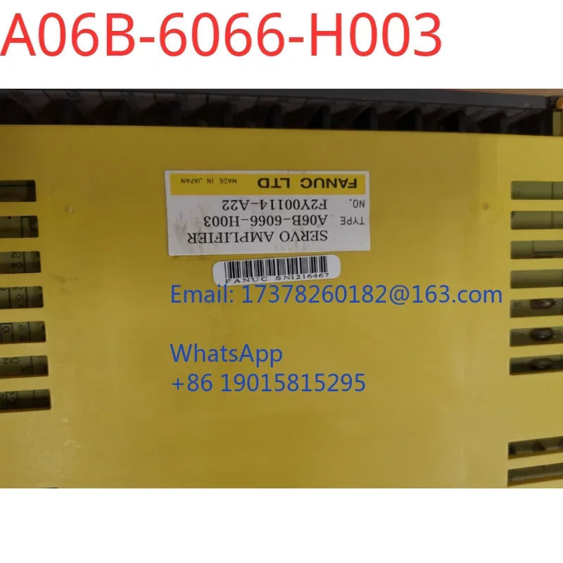 A06B-6066-H003 리퍼 완료상태
