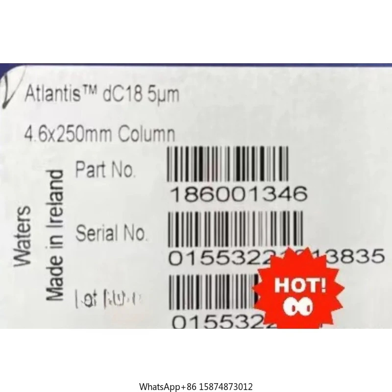 워터스 186001346 아틀란티스 DC18 미개봉 럼 5Um 4.6X250mm 신
