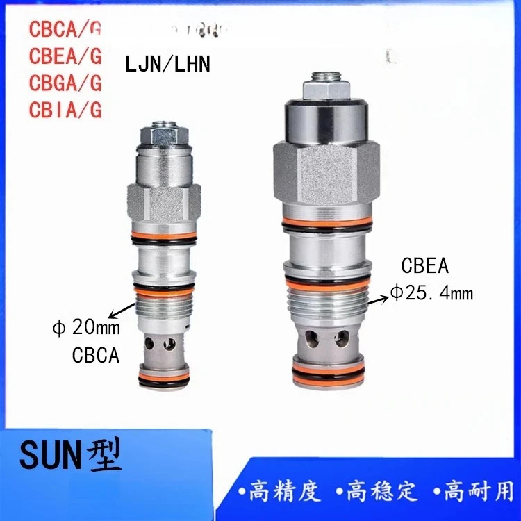 CBCA/CBEA/CBCG/CBEG/GG/LHN LJN 나사형 카트리지 밸런스 밸브는 SUN 카운터밸런스 밸브를 대체