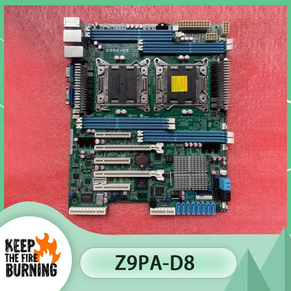 A-S-U-S 서버 마더보드E5-2680V2 LGA 2011 DDR3 X79 X79M Z9PA-D8