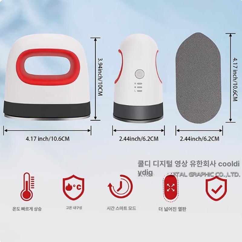 가정용 열전사기 다리미 소형 프레스 프린팅 기계 레터링기 스티머 - 상세 이미지 4