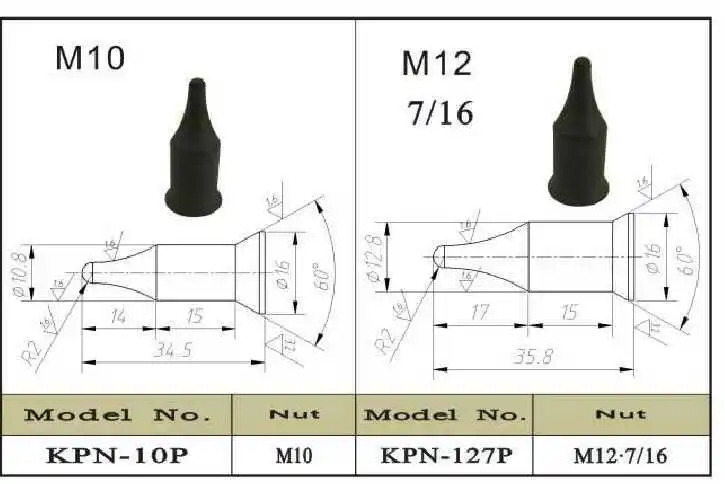 10Pcs KCF 포지셔닝 핀 너트 코어 M4M5M6M8M10M12KCF 절연 슬리브