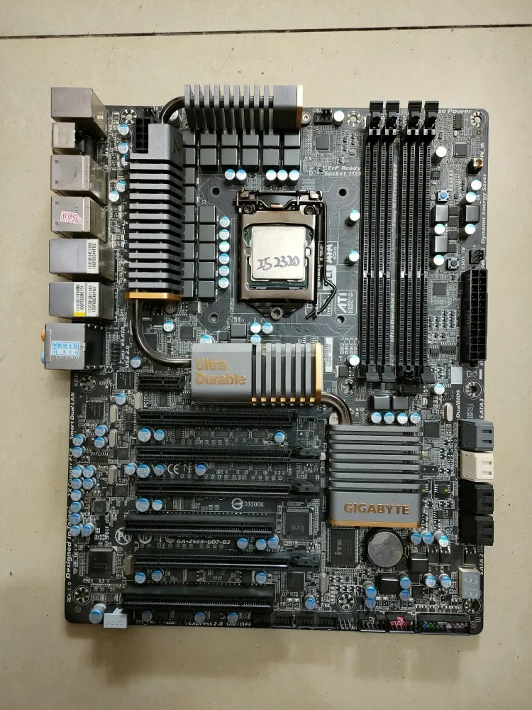 Gigabyte호환GA-Z68X-UD7-B3 데스크탑 Ddr3 메보드24상 전원공급장치 1155핀 오버클럭