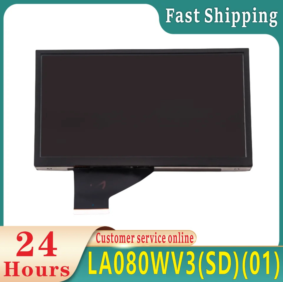 차량 터치 디스플레이오리지널 LCD 디스플레이 LA080WV3 SD 01 8 인치 신