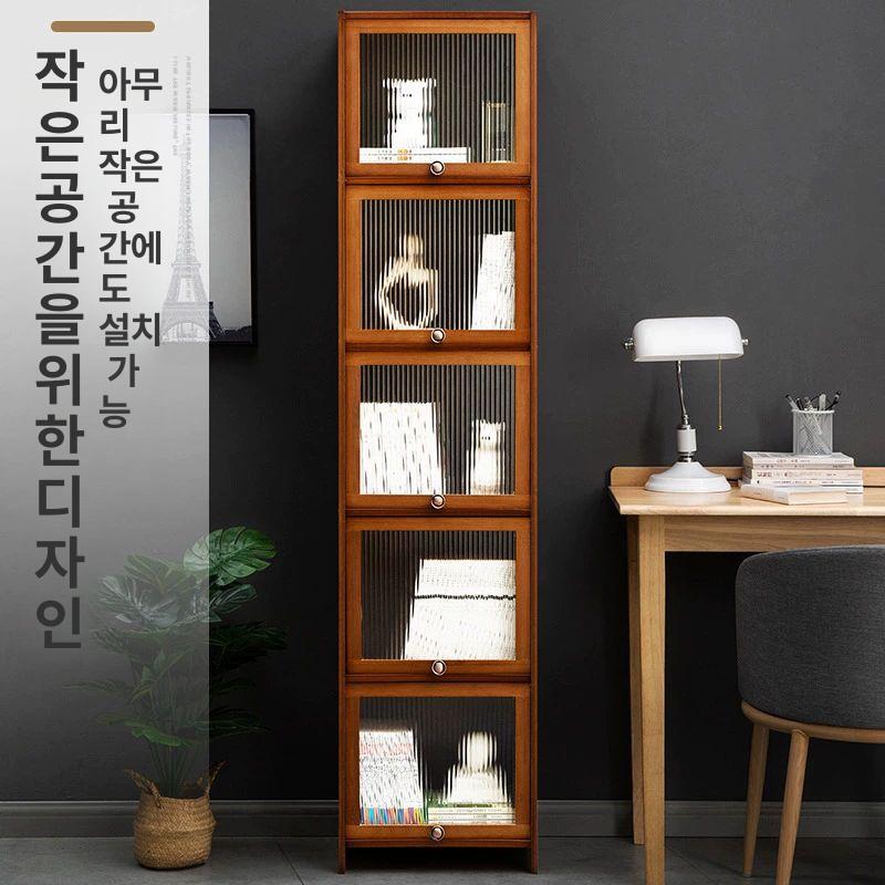 틈새 수납장 침실 정리함 원목색 베란다 슬림장 폭 코너 수납함 너비의 서랍형 옆 - 상세 이미지 3