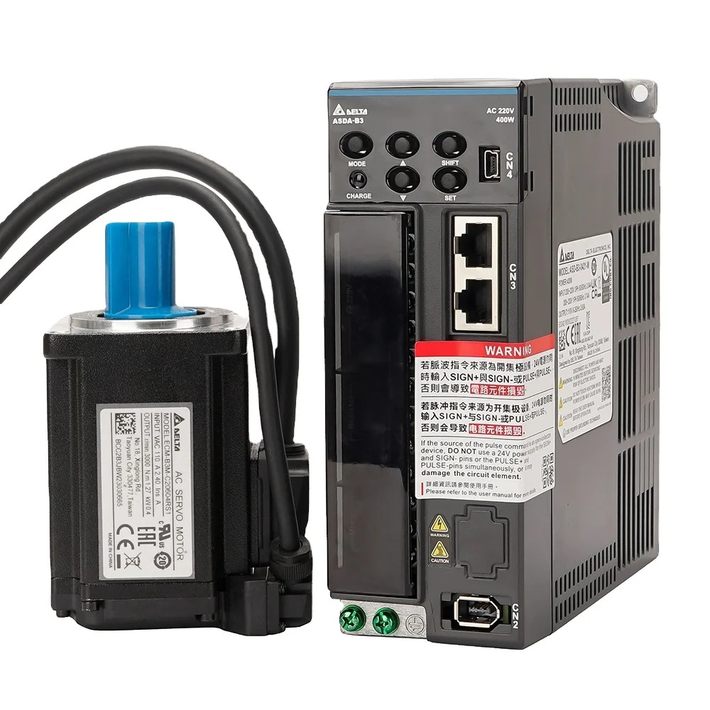 B3 델타 1000W ECM-B-E21310RS1 서보모터 ASD-B3-1021-L 증분형 엔코더 펄스 통신 드라이버 포함