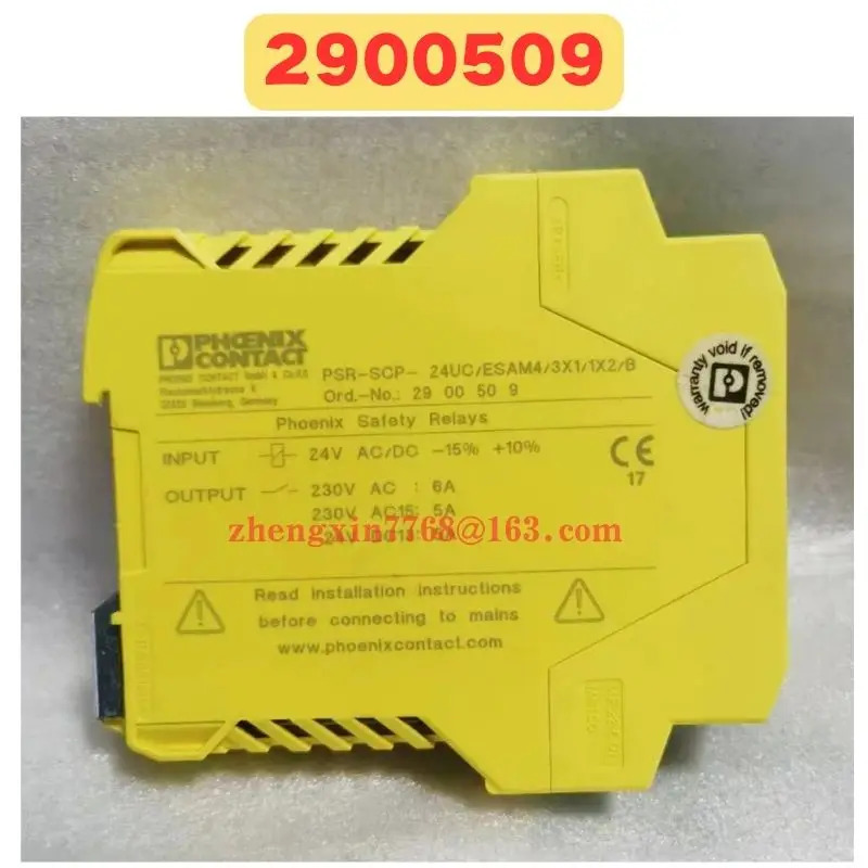 오리지널 안전 릴레이 2900509 PSR-SCP-24UC ESAM4 3X1 1X2 B 신