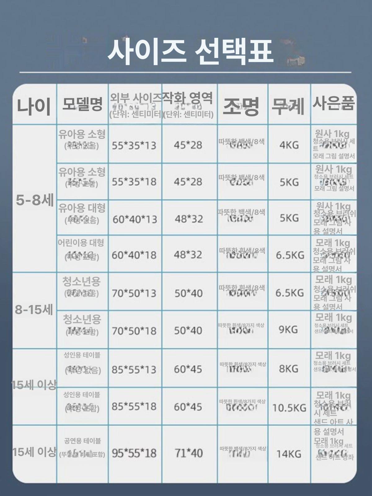 소형 샌드아트박스 교구 체험 촉감 어린이용 모래상자 그림놀이 모래그림 - 상세 이미지 2