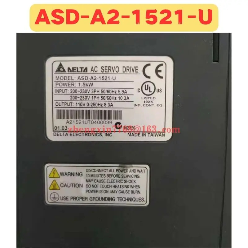 리퍼 서보 드라이브 ASD-A2-1521-U ASD A2 1521 U 정상 기능 완료