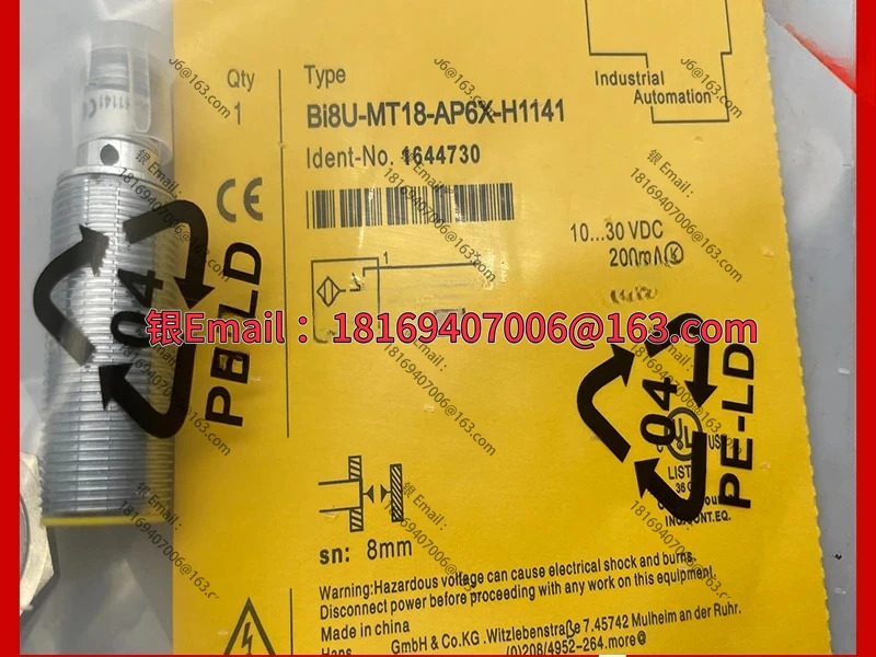 BI10U/BI8U-MT18-AP6X-H1141/AN6X 3선 상시 열림 센서