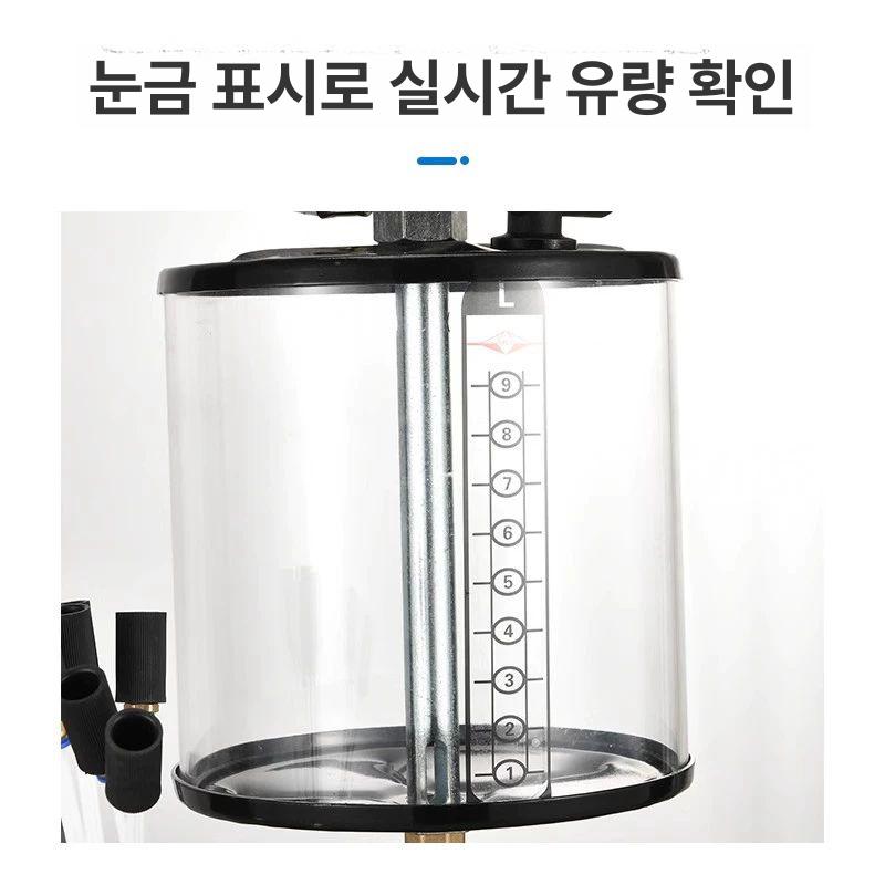 엔진오일 석션기 펌핑 교환 펌프 잔유제거 장치 깔때기 카센터 튜브 계량컵 급유 교체 - 상세 이미지 5